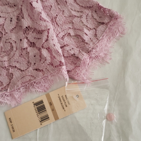 nanette lepore NEW Josephine Lace Shirt Dress ShirtDress Long Sleeve Button Up - Picture 3 of 8